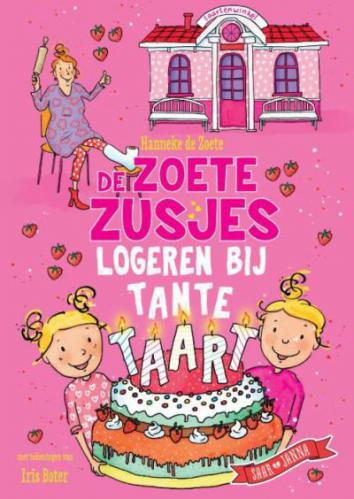 Cover boek: De Zoete Zusjes logeren bij tante Taart