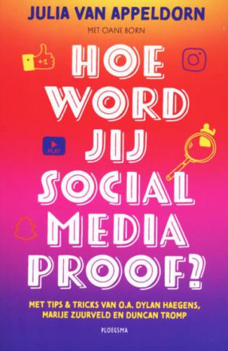 Cover boek: Hoe word jij social media proof?